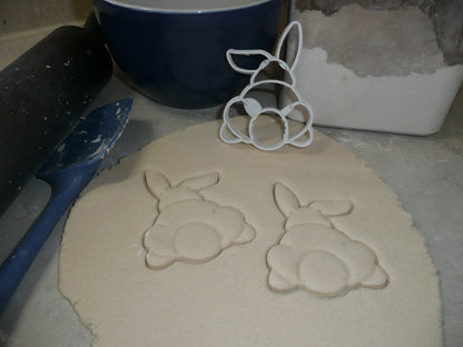 Easter Bunny Butt Back Spring Rabbit Cookie Cutter Made In USA PR2341