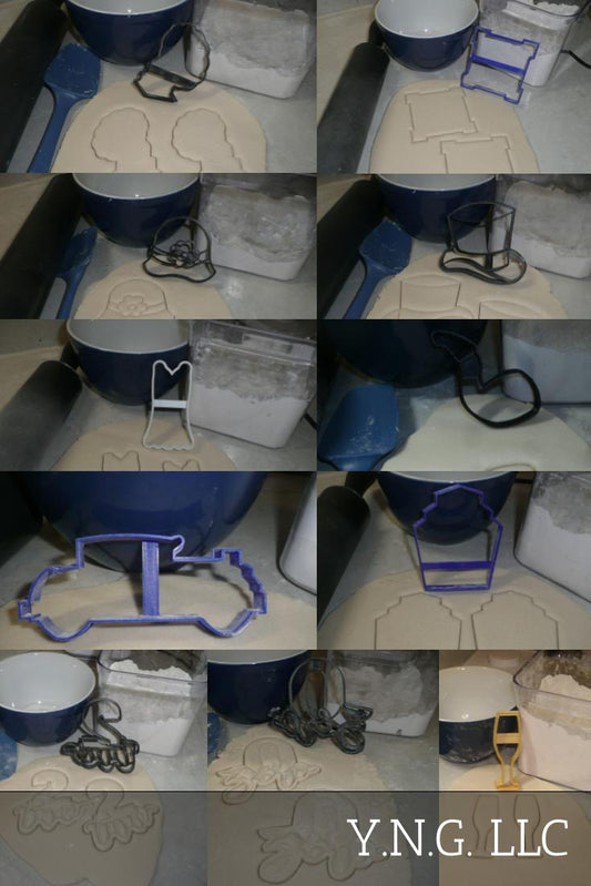 Roaring 20s Twenties Gatsby Large Party Kit Set Of 11 Cookie Cutters USA PR1409