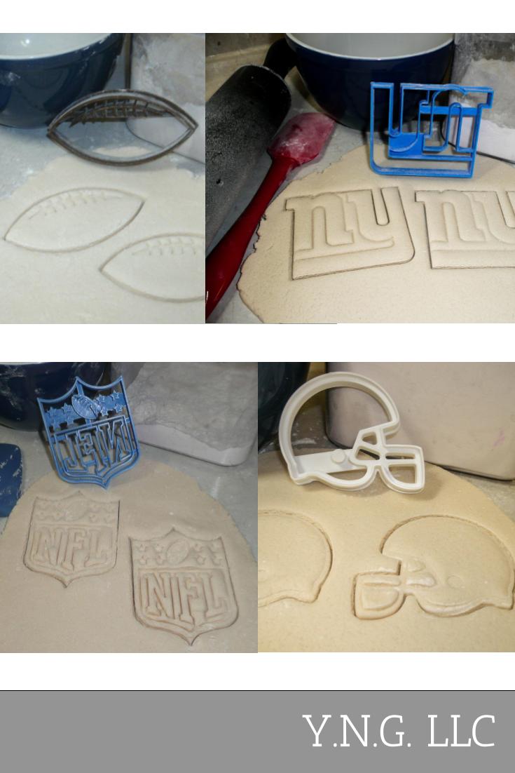 New York Giants NFL Football Logo Set Of 4 Cookie Cutters USA PR1147