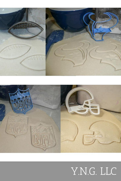 Houston Texans NFL Football Logo Set Of 4 Cookie Cutters USA PR1090