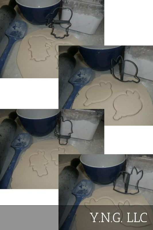 Indian Girls Outlines Native Americans Set Of 4 Cookie Cutters USA PR1388