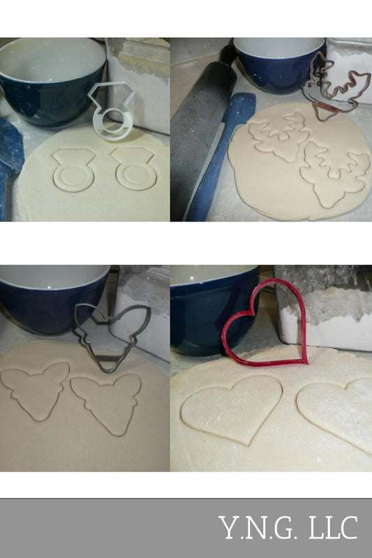 The Hunt Is Over Wedding Engagement Set Of 4 Cookie Cutters USA PR1414