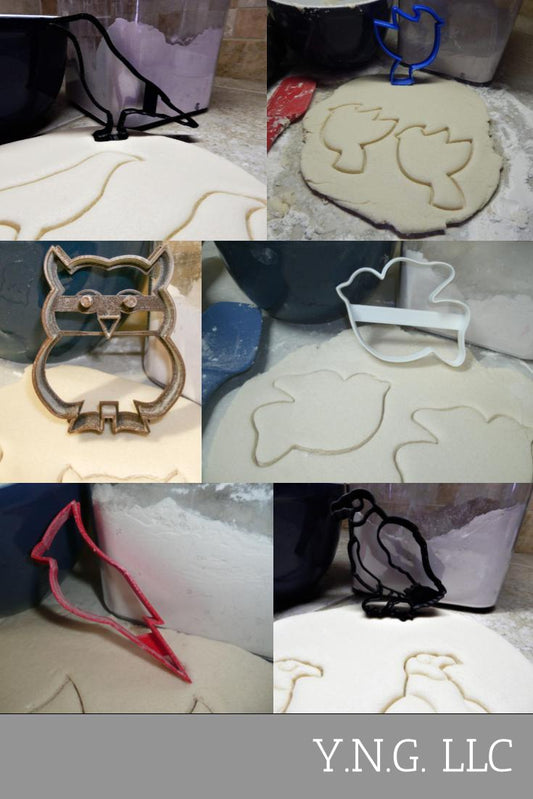 Birds Flying Animal Enthusiast Set Of 6 Cookie Cutters USA PR1382