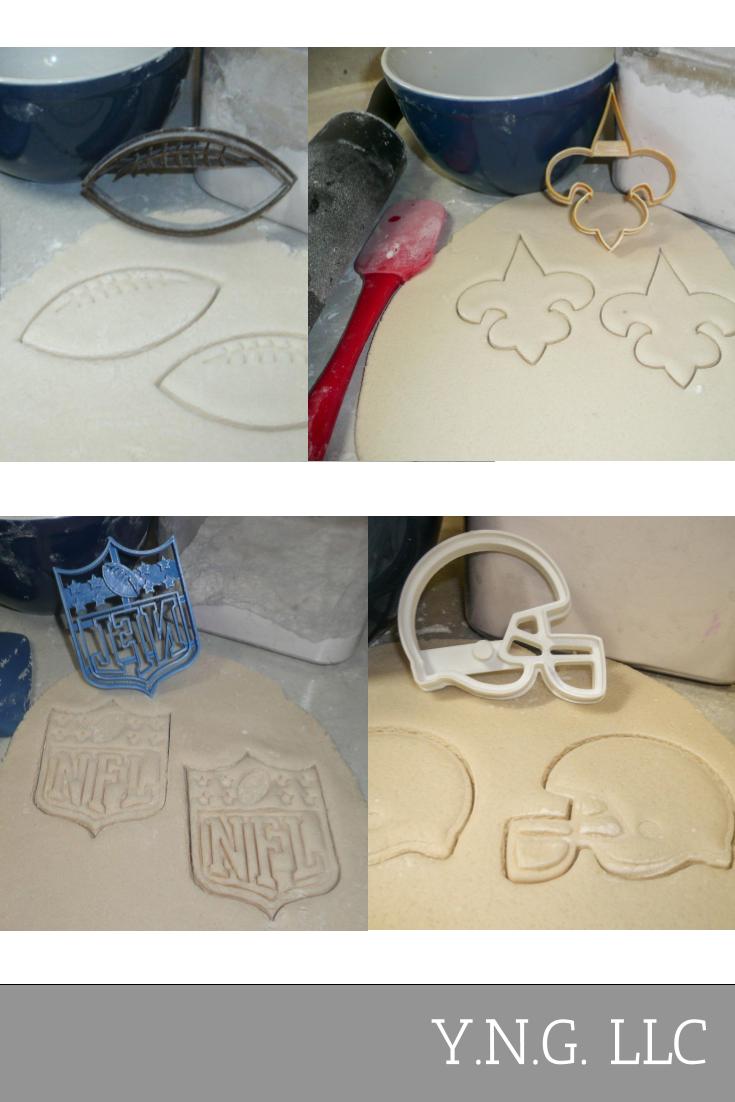 New Orleans Saints NFL Football Logo Set Of 4 Cookie Cutters USA PR1125