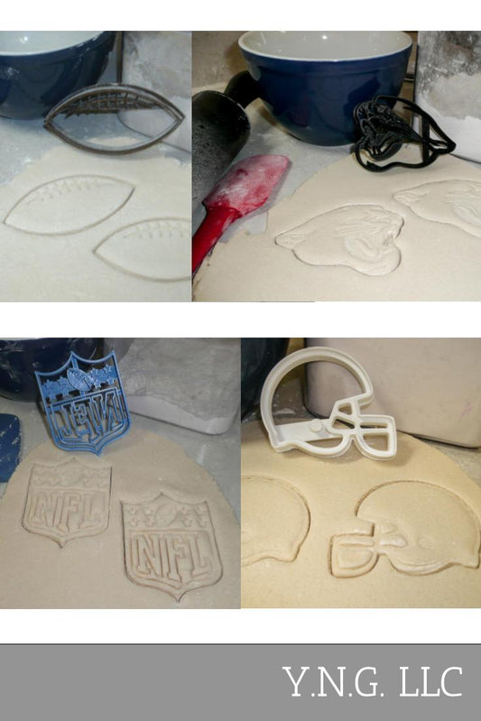 Jacksonville Jaguars NFL Football Logo Set Of 4 Cookie Cutters USA PR1148