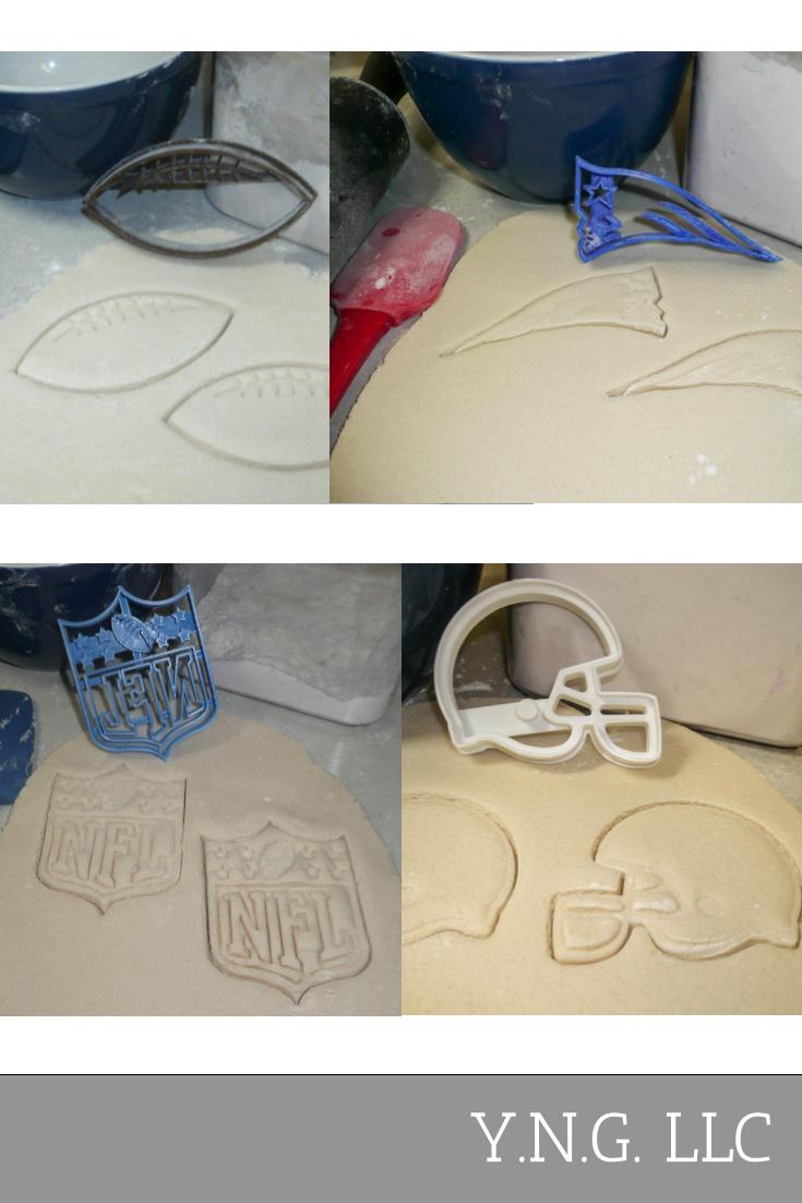 New England Patriots NFL Football Logo Set Of 4 Cookie Cutters USA PR1126
