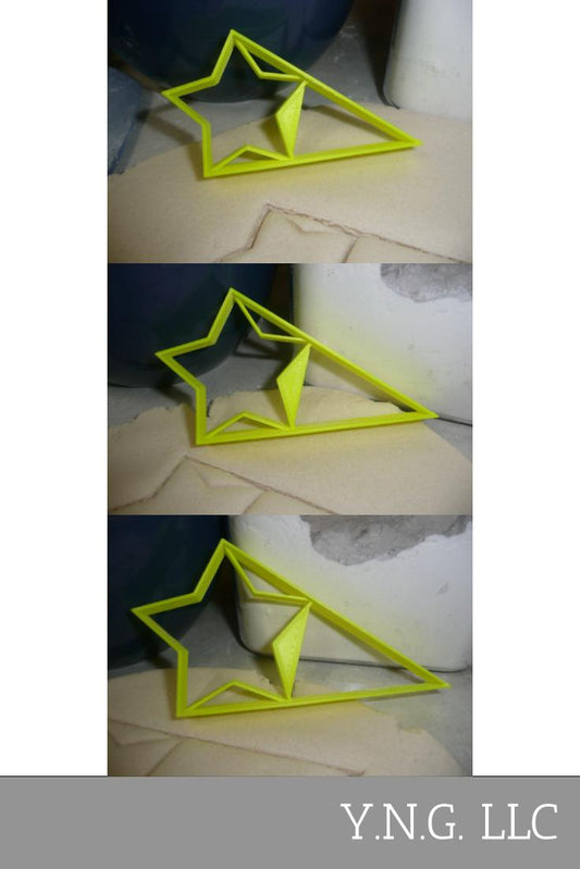 Shooting Stars Meteor Small Medium Large Set Of 3 Cookie Cutters USA PR1377