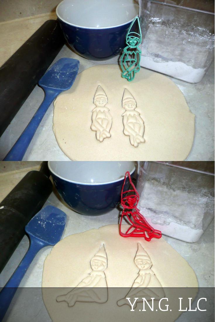 Elf Girl And Boy Christmas Set Of 2 Cookie Cutters USA PR1416