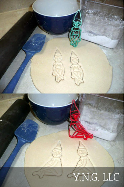 Elf Girl And Boy Christmas Set Of 2 Cookie Cutters USA PR1416