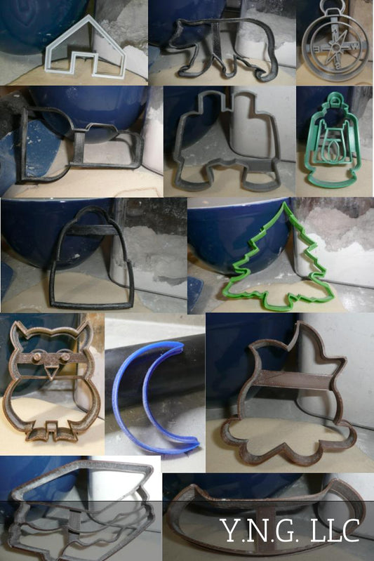 Camping Camp Outdoors Woods Campfire Tent Set Of 13 Cookie Cutters USA PR1418