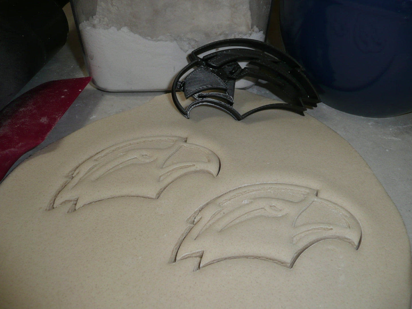 University Of Southern Mississippi Eagles Set Of 2 Cookie Cutters USA PR1255