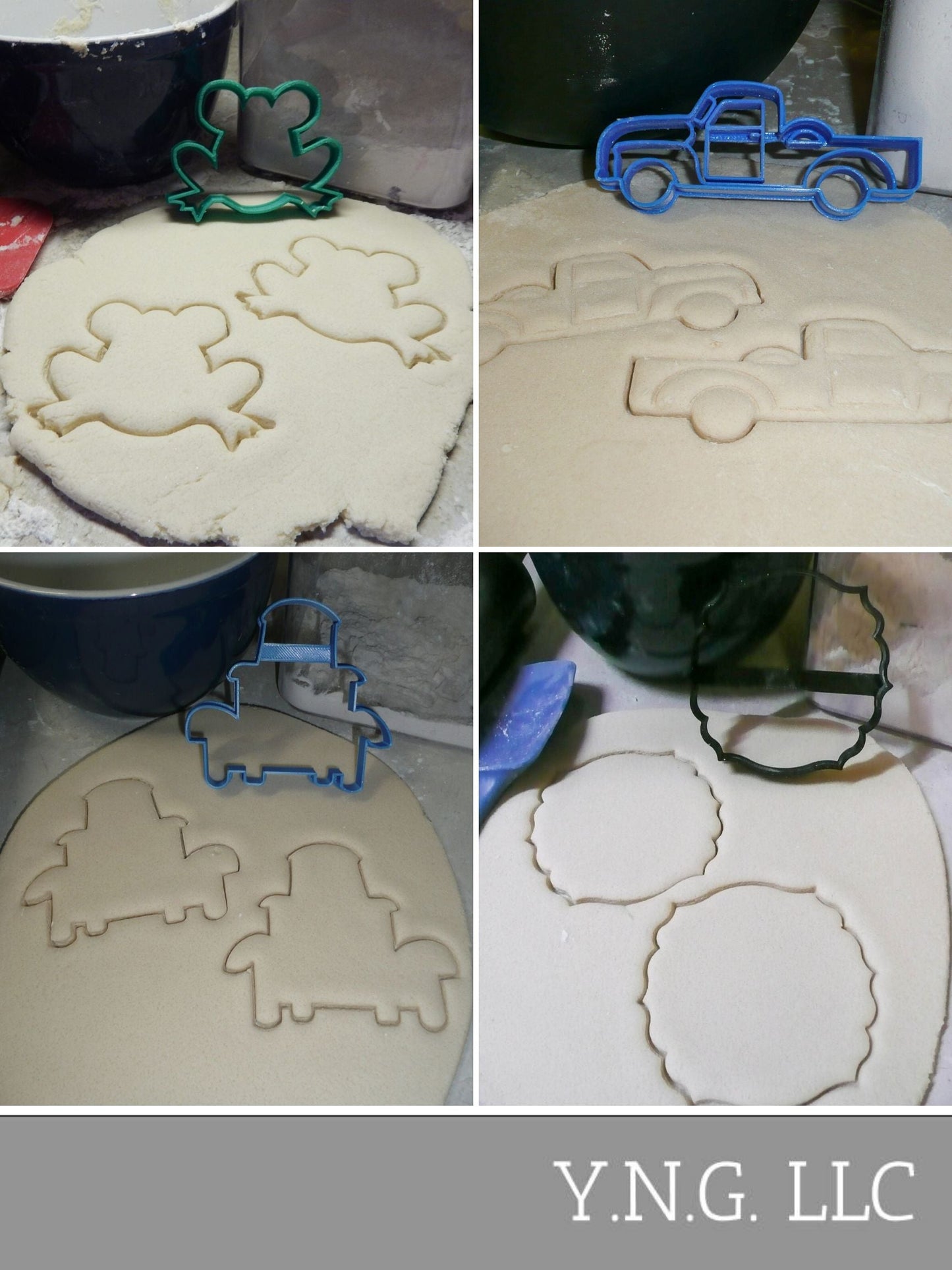 Little Blue Truck Childrens Book Set of 4 Cookie Cutters USA PR1501