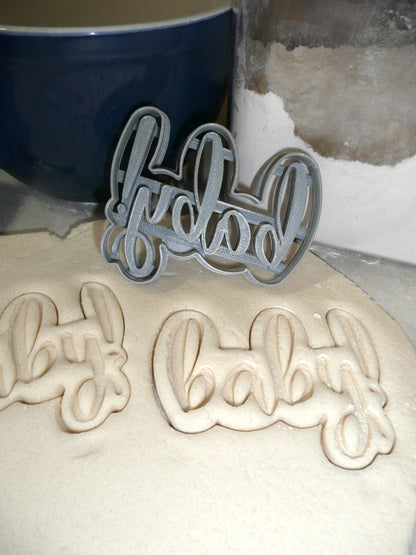 Baby Word Gender Reveal Shower Announcement Party Cookie Cutter USA PR2523