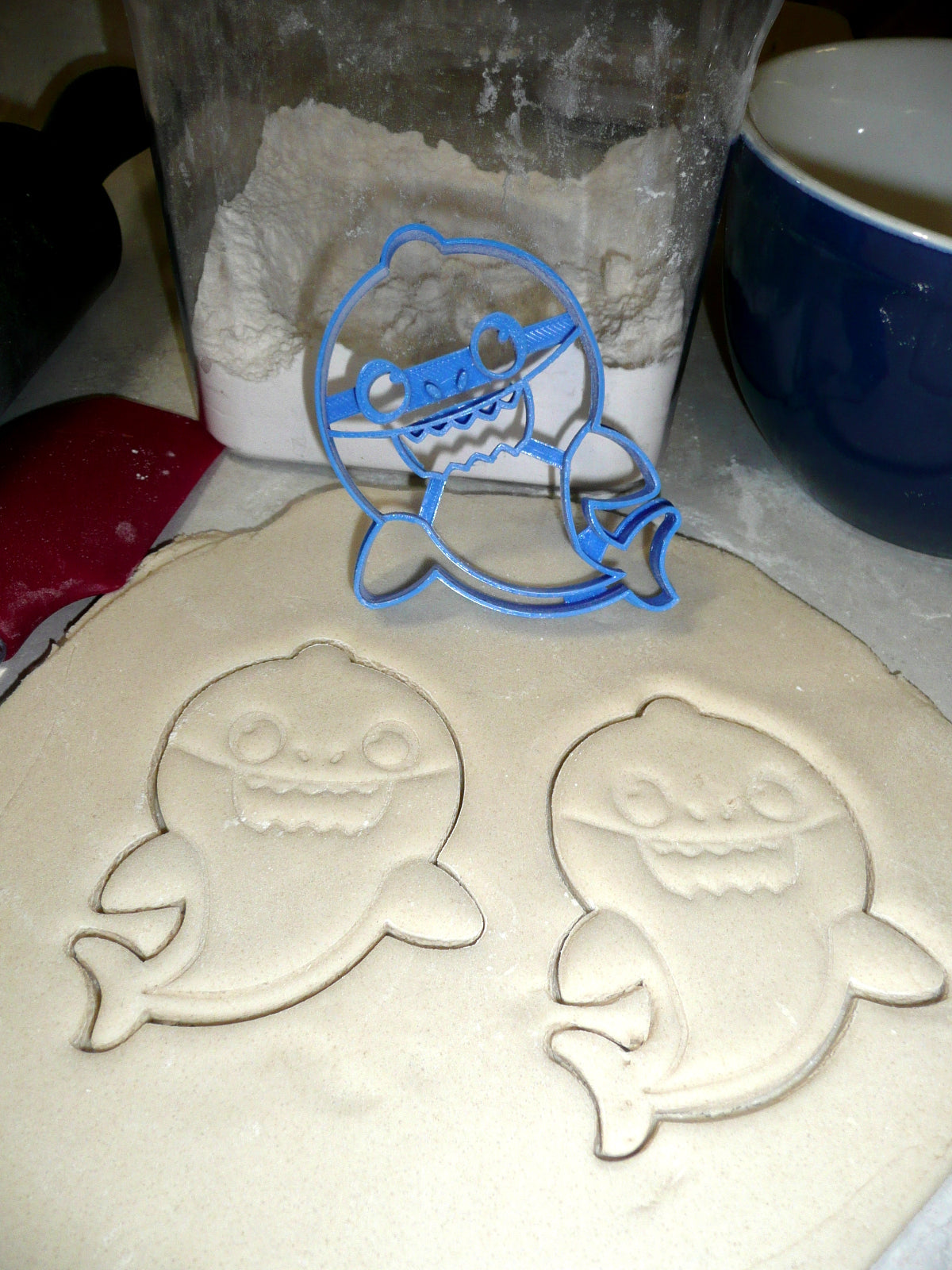 Baby Shark Family Song Viral Kids Dance Video Set Of 5 Cookie Cutters USA PR1158