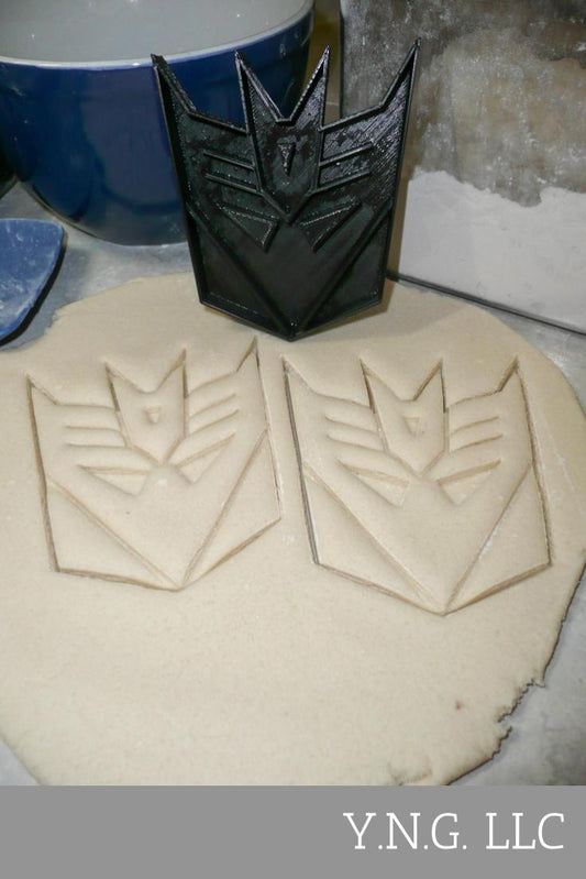 Decepticon Transformers Cartoon Movie Villain Cookie Cutter Made In USA PR505