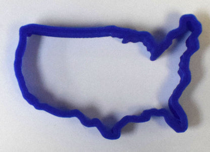 United States Of America Map Shape Outline Cookie Cutter Made in USA PR563