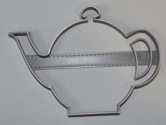 6x Tea Pot Kettle Party Fondant Cutter Cupcake Topper Size 1.75" USA FD586