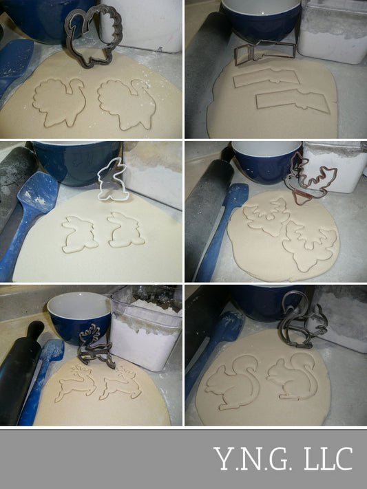 Hunting Season Hunt Set of 6 Cookie Cutters USA PR1520