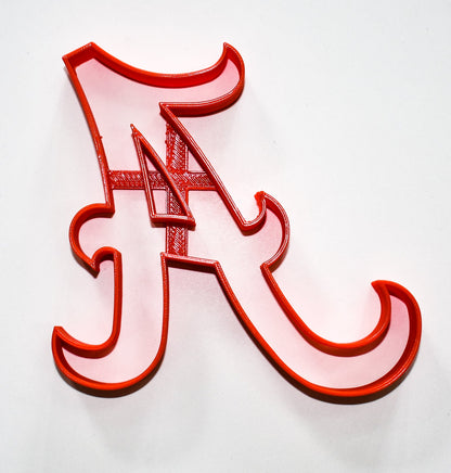 University of Alabama A Crimson Roll Tide Cookie Cutter Made in USA PR705