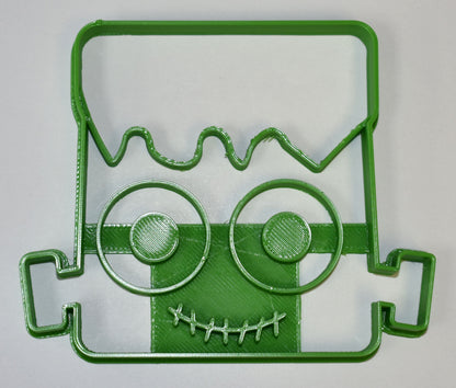 6x Frankenstein Monster Fondant Cutter Cupcake Topper 1.75" USA FD716