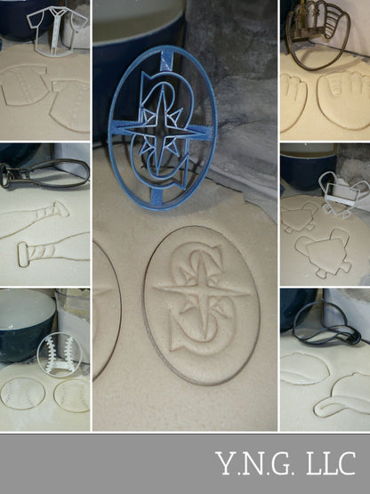 Seattle Mariners MLB Baseball Team Set Of 7 Cookie Cutters USA PR1504