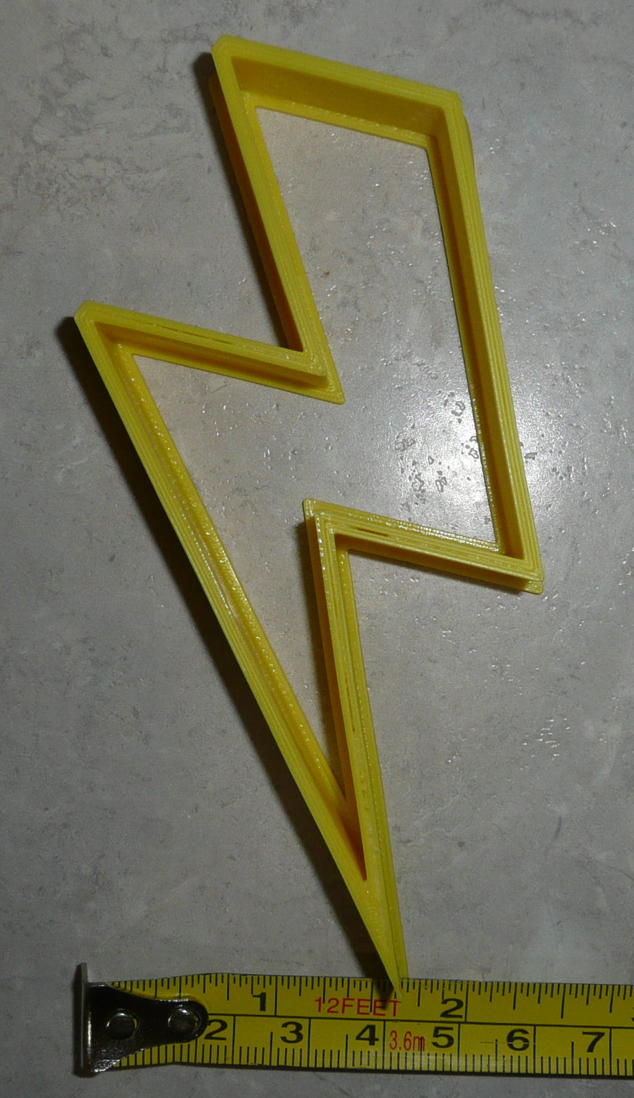 Lightning Bolt Thunder Strike Thunderbolt Cookie Cutter Made In USA PR2424