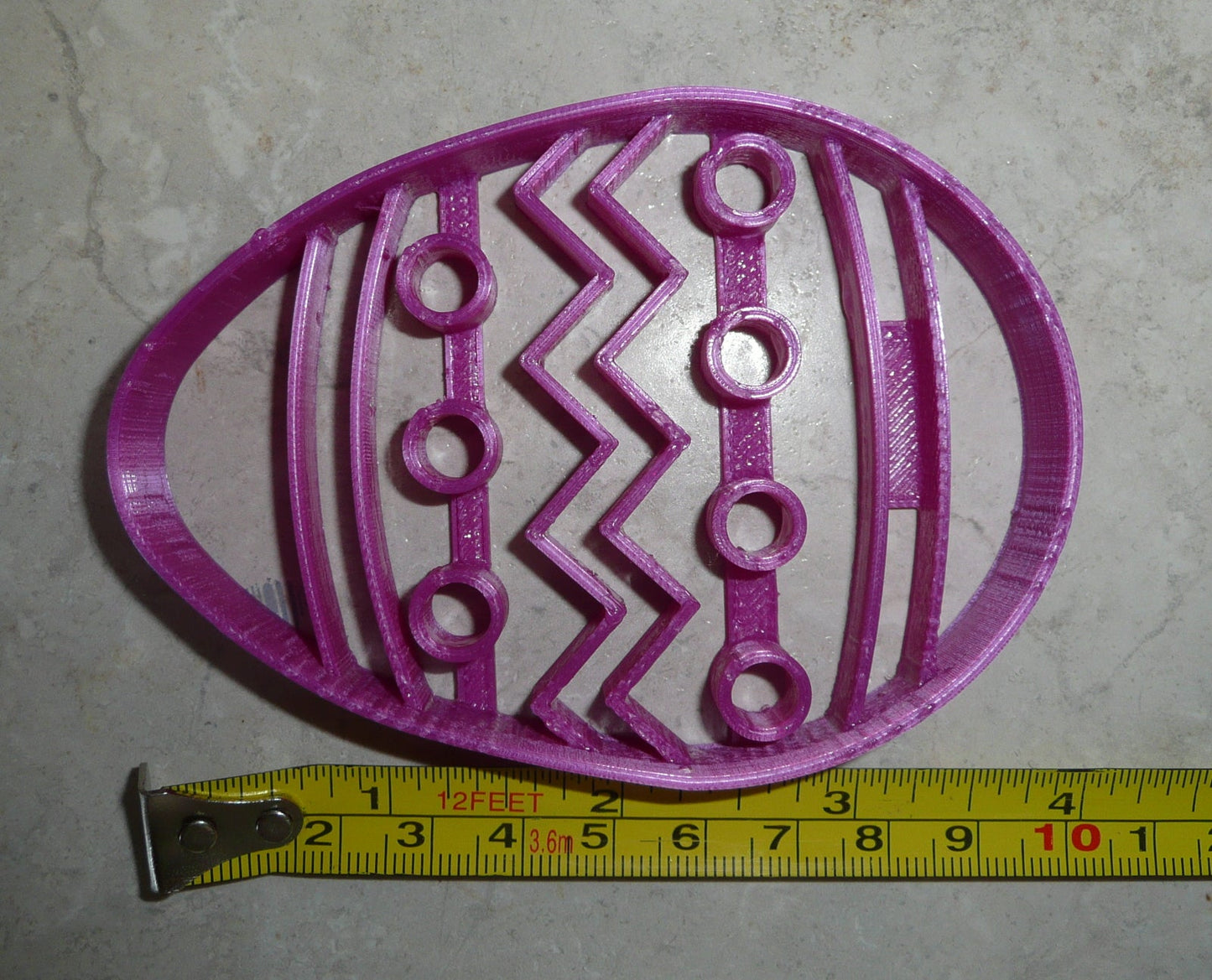 Easter Egg Detailed Hunt Color Dye Boiled Spring Cookie Cutter USA PR2466