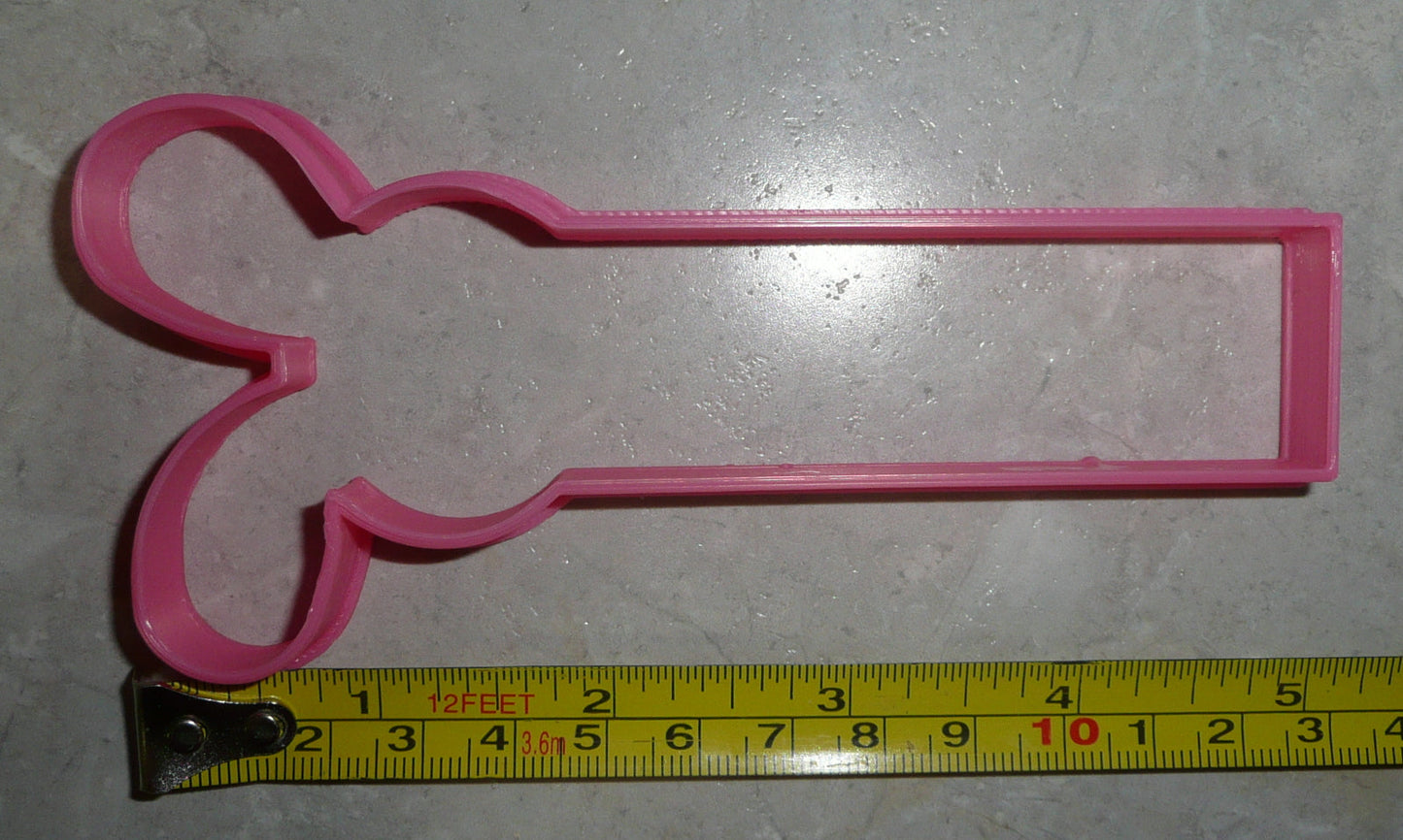 Easter Bunny Rabbit Ears Pez Dispenser Theme Cookie Cutter Made in USA PR2432