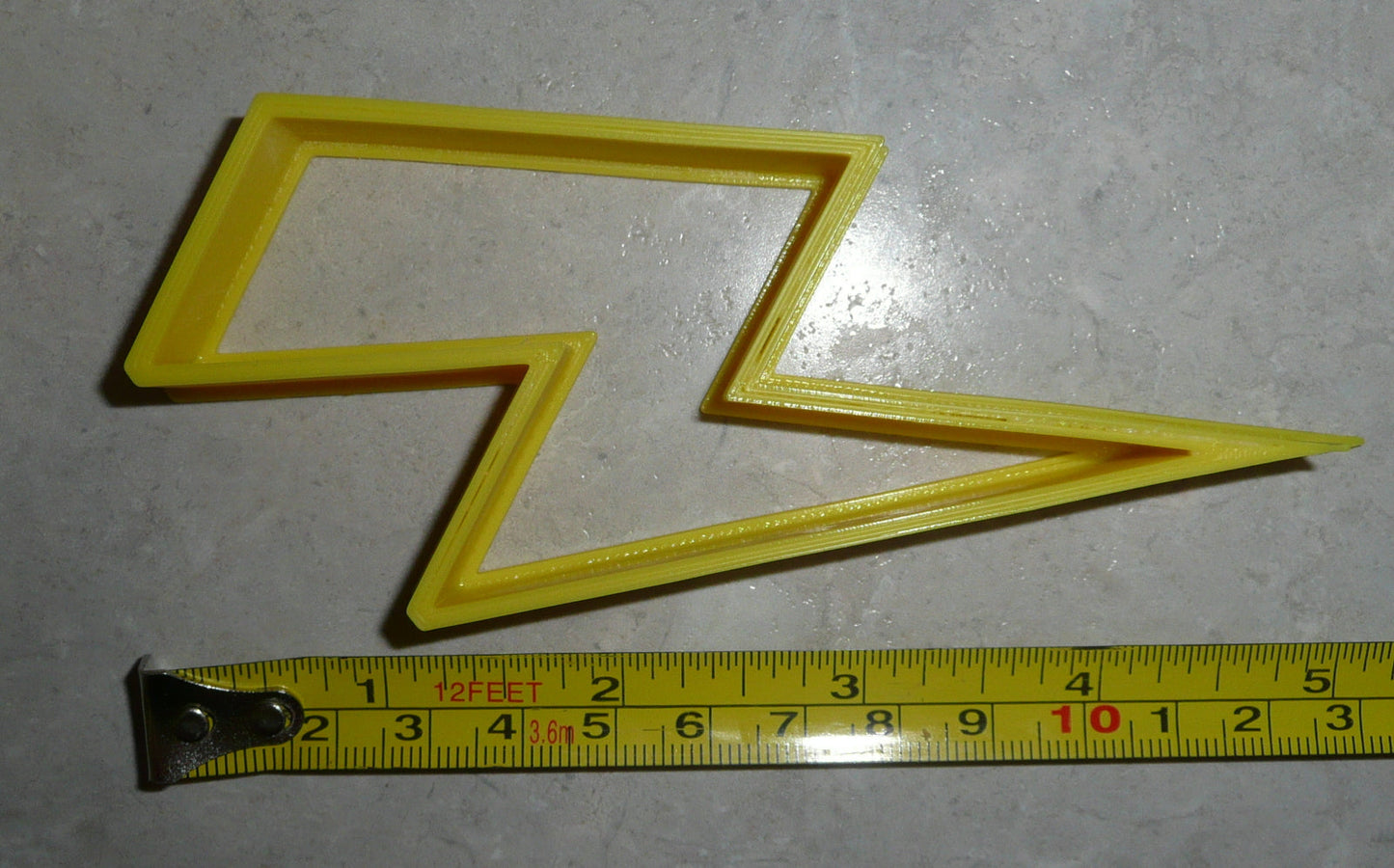 Lightning Bolt Thunder Strike Thunderbolt Cookie Cutter Made In USA PR2424