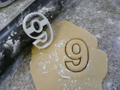 Numbers Zero 0 Through Nine 9 Birthday Set Of 10 Cookie Cutters USA PR1013