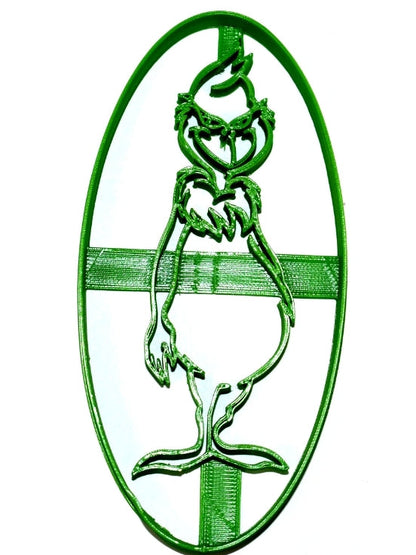 Grinch Full Body Dr Seuss Cartoon Christmas Cookie Cutter Made in USA PR681