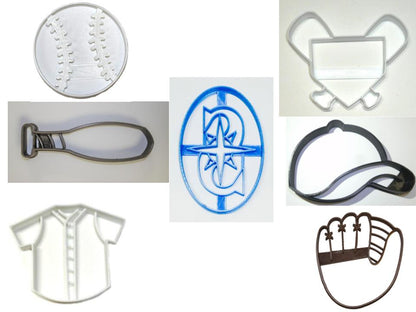 Seattle Mariners MLB Baseball Team Set Of 7 Cookie Cutters USA PR1504