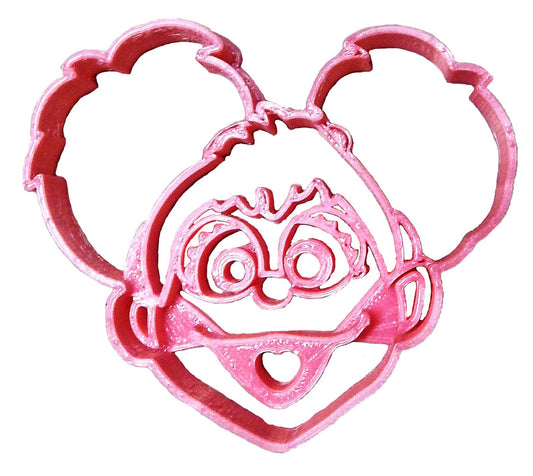 6x Abby Cadabby Face Fondant Cutter Cupcake Topper Size 1.75" USA FD2248