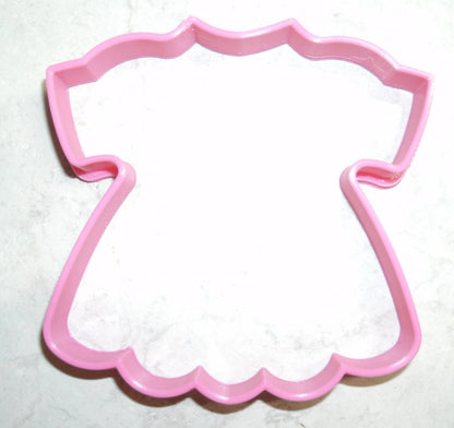 Baby Girl Dress Gown Tutu Ruffles Party Cookie Cutter Made in USA PR662