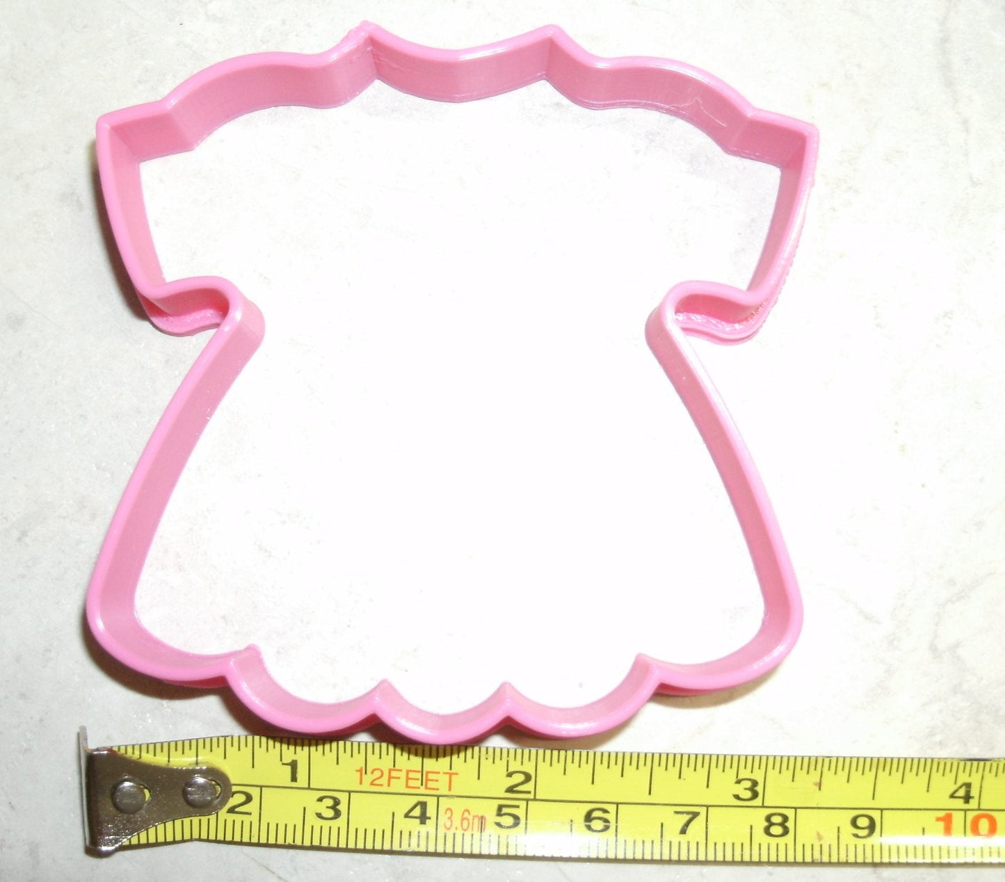 Baby Girl Dress Gown Tutu Ruffles Party Cookie Cutter Made in USA PR662