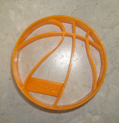 6x Basketball Sports Team Fondant Cutter Cupcake Topper Size 1.75" USA FD812