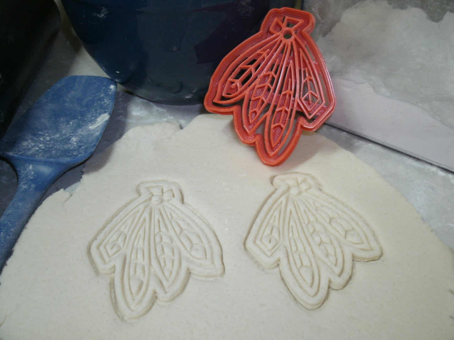 Blackhawks Feathers Logo Chicago Hockey Cookie Cutter Made In USA PR735