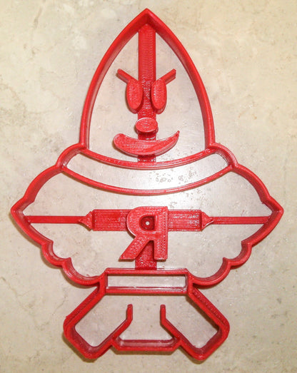 RCHS Rensselaer Central Schools Bomber Mascot Cookie Cutter Made in USA PR88