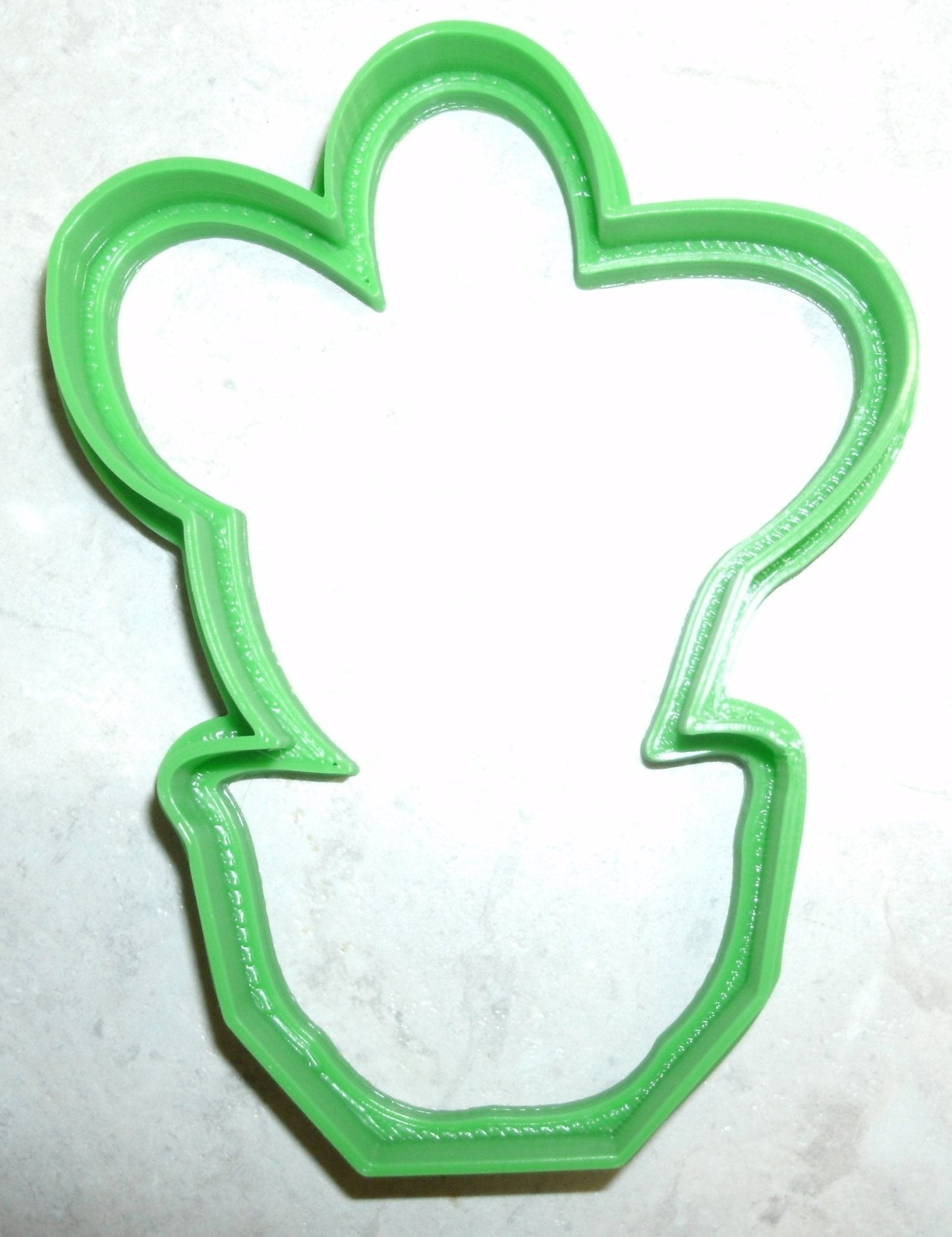 6x Cactus #3 Fondant Cutter Cupcake Topper Size 1.75" USA FD624