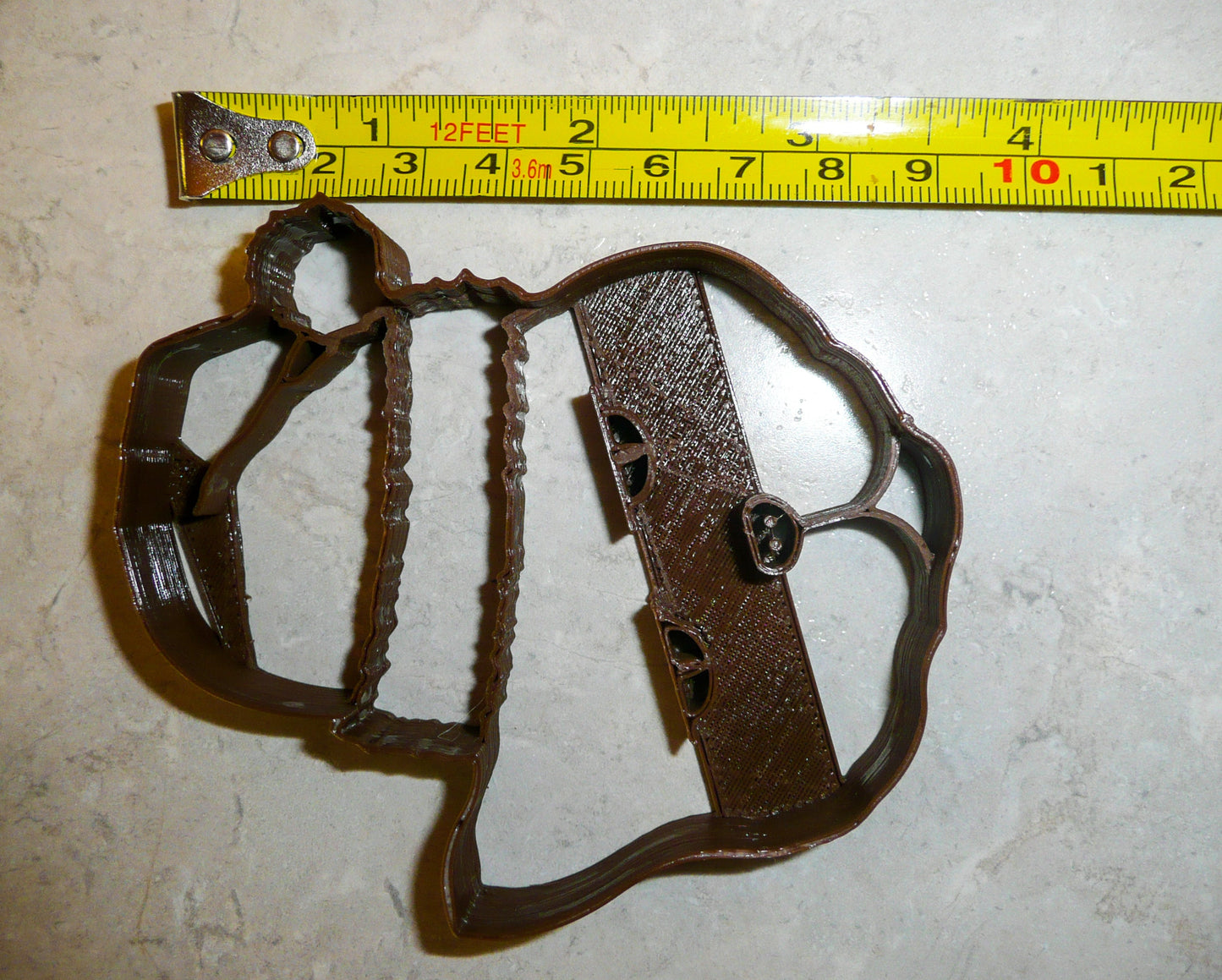 Santa Cat Kitty Wearing Christmas Hat Cookie Cutter Made In USA PR938
