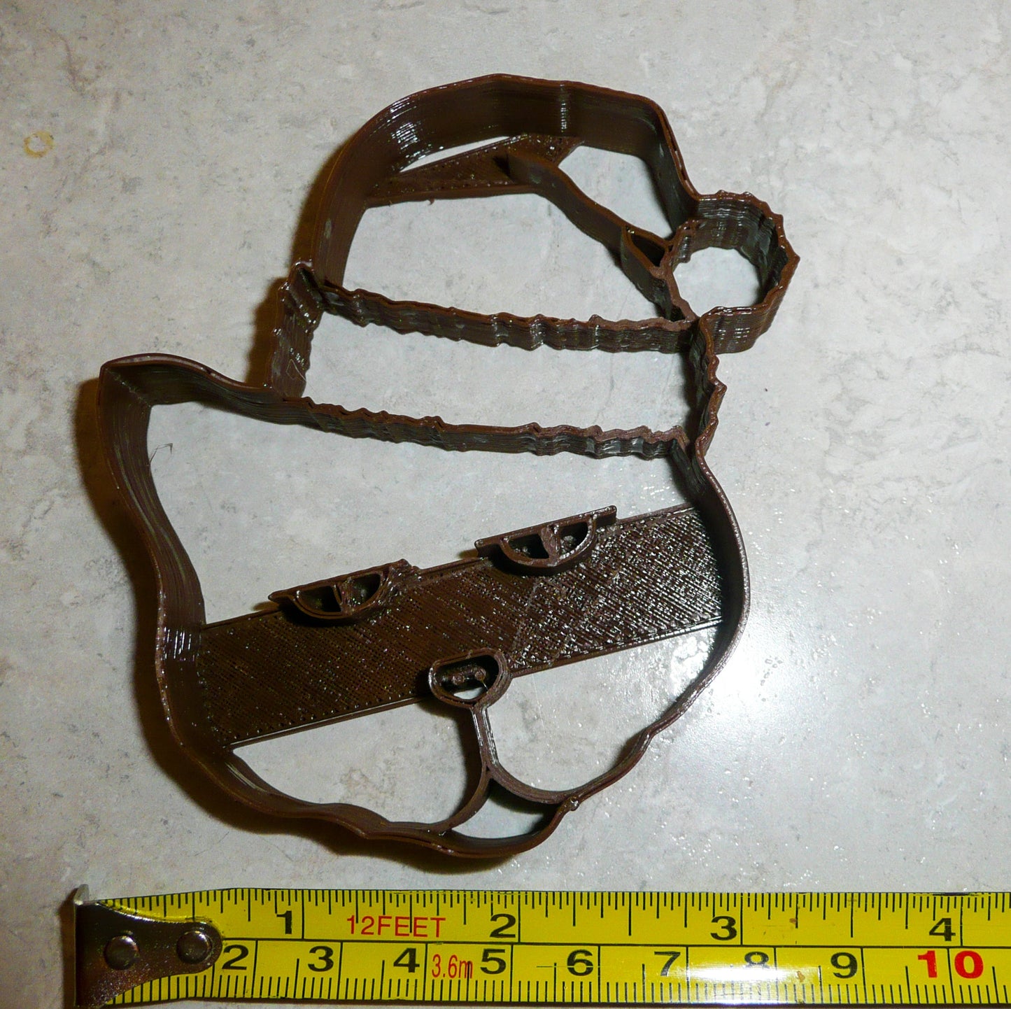 Santa Cat Kitty Wearing Christmas Hat Cookie Cutter Made In USA PR938