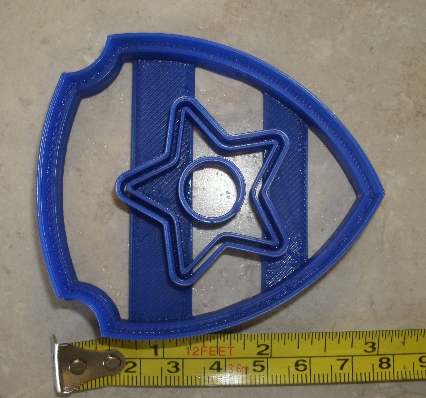 Chase Badge Shield Pup Tag Paw Patrol Cookie Cutter Made In USA PR657
