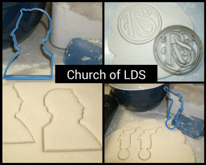 Mormon LDS Latter Day Saints Joseph Smith Set Of 3 Cookie Cutters USA PR1024