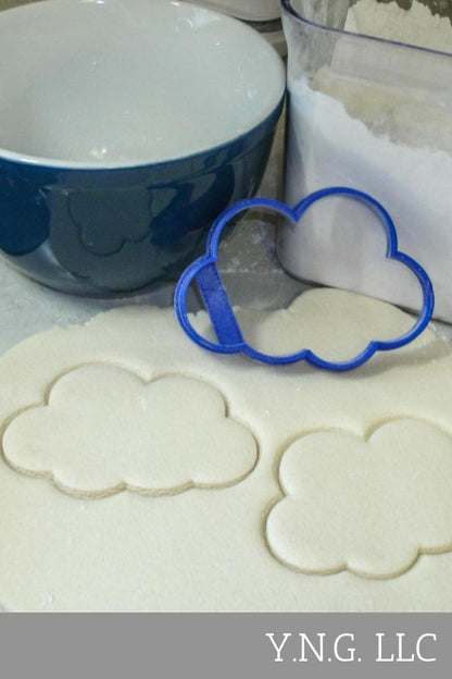 Cloud Cloudy Rain Water Vapor Weather Cookie Cutter Made in USA PR835