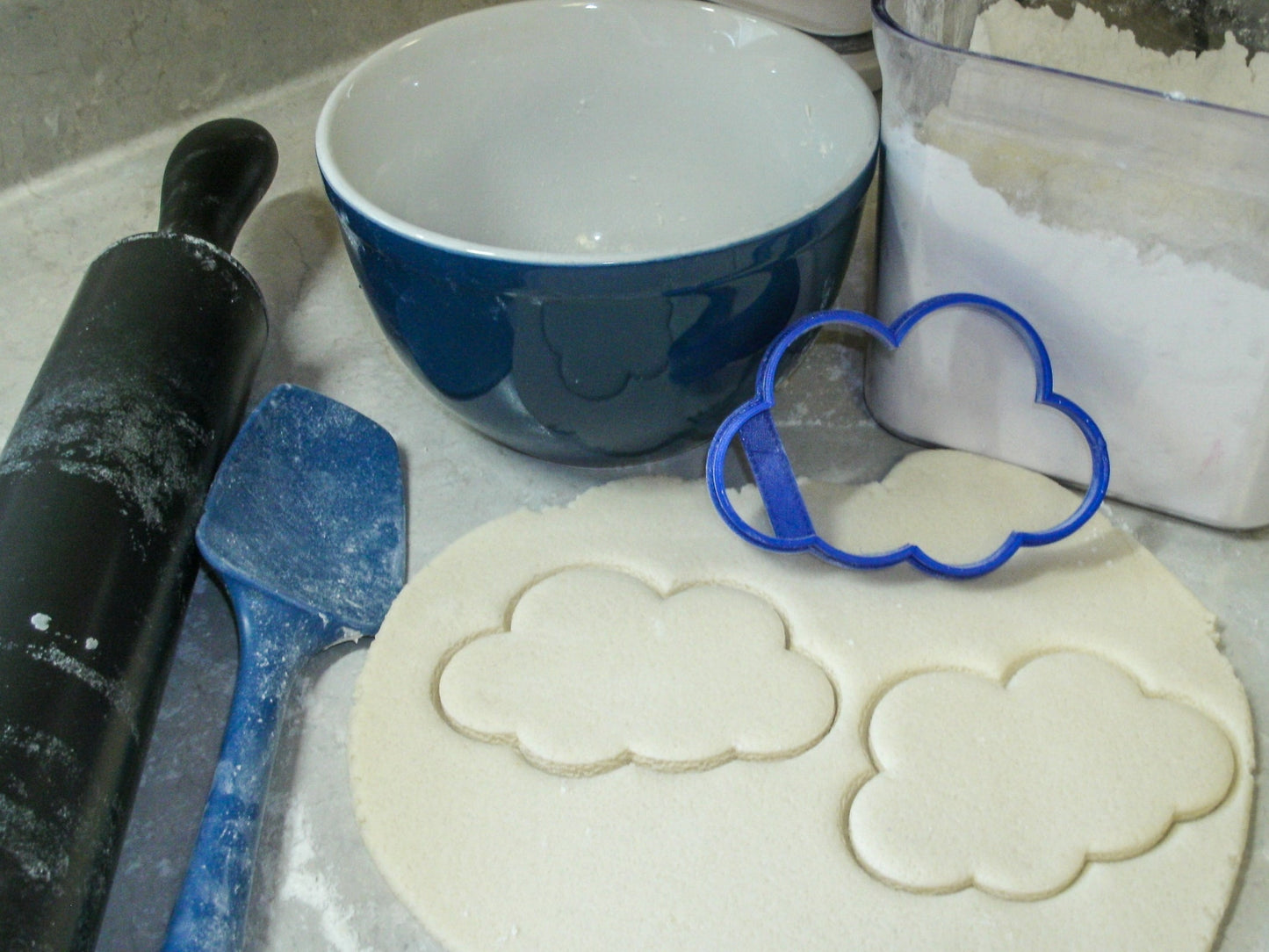 Cloud Cloudy Rain Water Vapor Weather Cookie Cutter Made in USA PR835