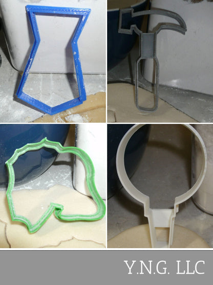 Happy Father's Day Dad Daddy Set of 4 Cookie Cutters USA PR1452