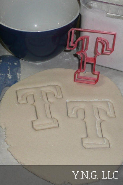 Texas Rangers T Logo MLB Baseball Team Set Of 7 Cookie Cutters USA PR1269