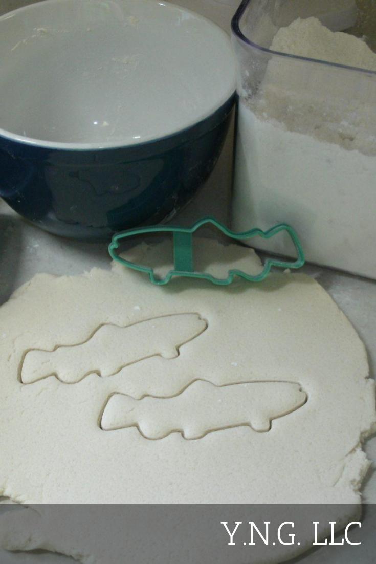 Fish With Fishing Gear Hobby Party Theme Set Of 9 Cookie Cutters USA PR1306