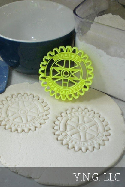 Rotary International Gear Wheel Club Organization Cookie Cutter USA PR2692