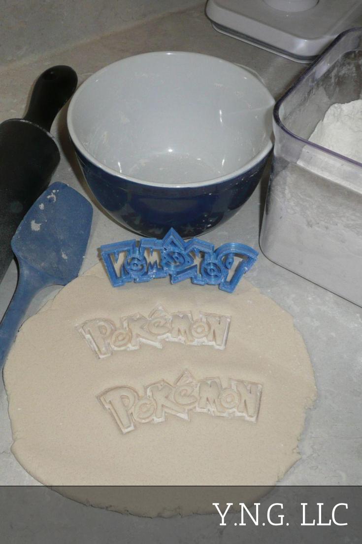 Pokemon Word Video Game Cookie Cutter Made In USA PR331